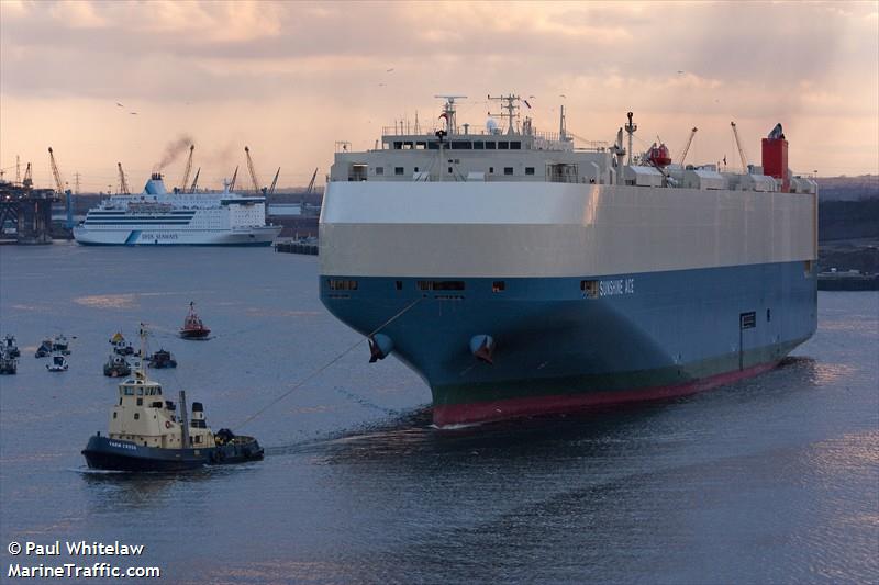 sunshine ace (Vehicles Carrier) - IMO 9338852, MMSI 311015100, Call Sign C6XN6 under the flag of Bahamas