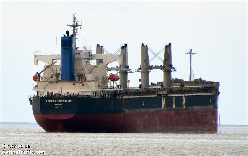 african sanderling (Bulk Carrier) - IMO 9403059, MMSI 311032100, Call Sign C6YG6 under the flag of Bahamas