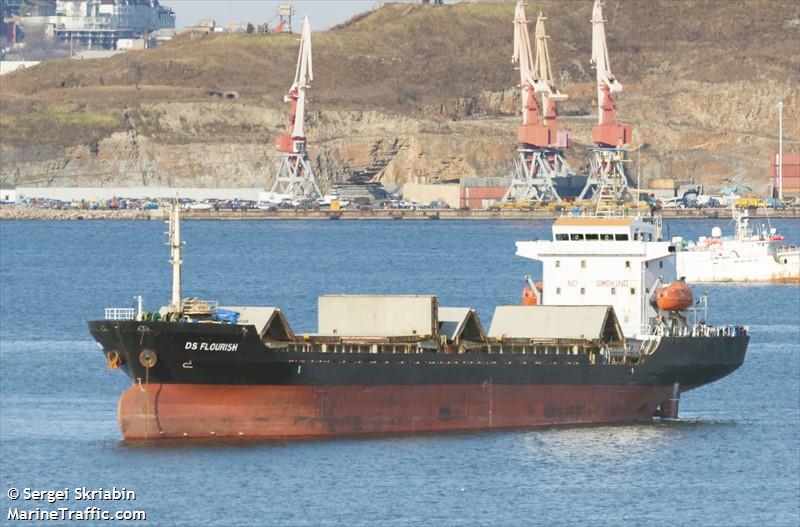 ds flourish (General Cargo Ship) - IMO 9509085, MMSI 312042000, Call Sign V3VA3 under the flag of Belize