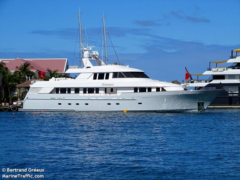 chanson (Pleasure craft) - IMO , MMSI 319107900, Call Sign ZGEU8 under the flag of Cayman Islands
