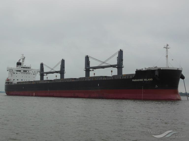 paradise island (Bulk Carrier) - IMO 9623764, MMSI 352367000, Call Sign 3FRI4 under the flag of Panama