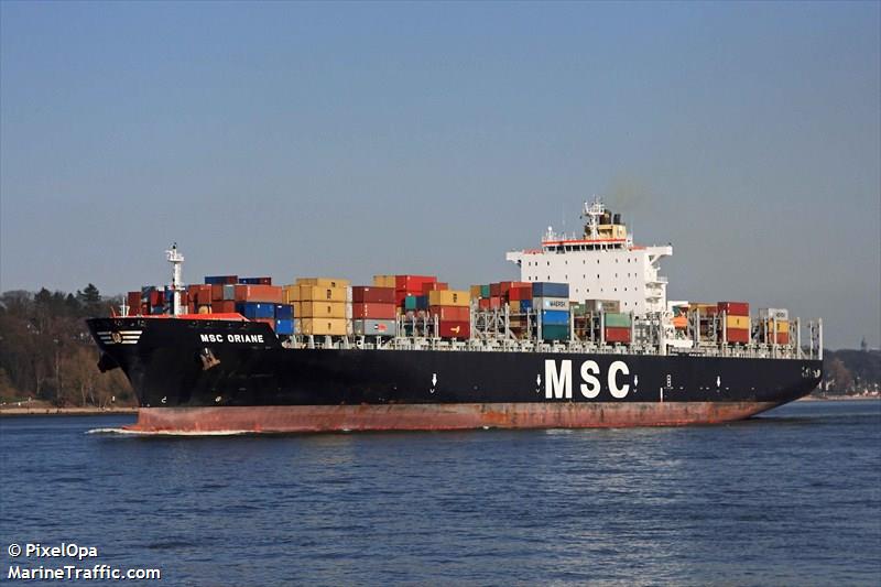 msc oriane (Container Ship) - IMO 9372482, MMSI 353289000, Call Sign 3EPY8 under the flag of Panama