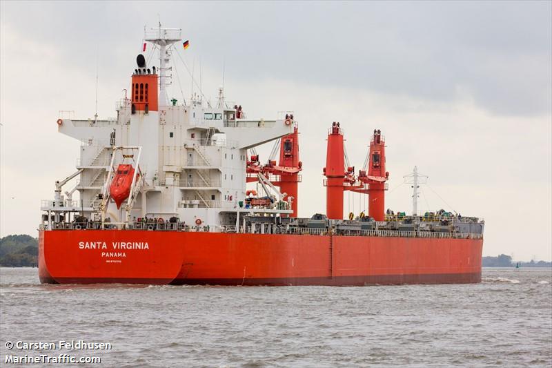 santa virginia (Bulk Carrier) - IMO 9700782, MMSI 355684000, Call Sign 3FCA7 under the flag of Panama