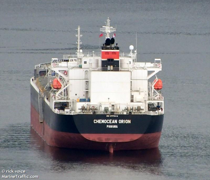 chemocean orion (Chemical/Oil Products Tanker) - IMO 9777412, MMSI 356177000, Call Sign 3FQW5 under the flag of Panama