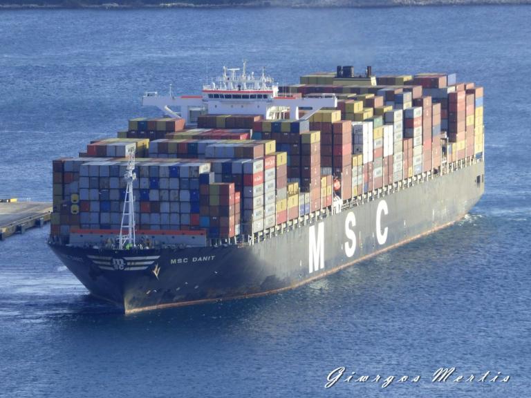 msc danit (Container Ship) - IMO 9404649, MMSI 357051000, Call Sign 3FZU8 under the flag of Panama