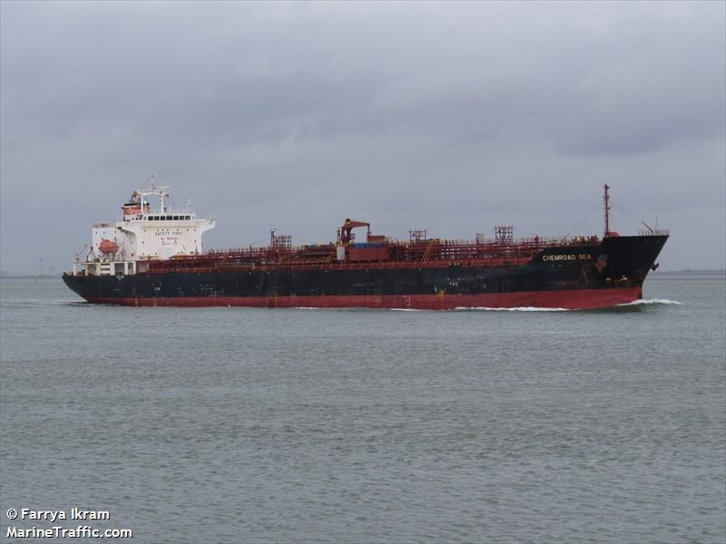 chemroad sea (Chemical/Oil Products Tanker) - IMO 9565730, MMSI 357364000, Call Sign 3FHU9 under the flag of Panama