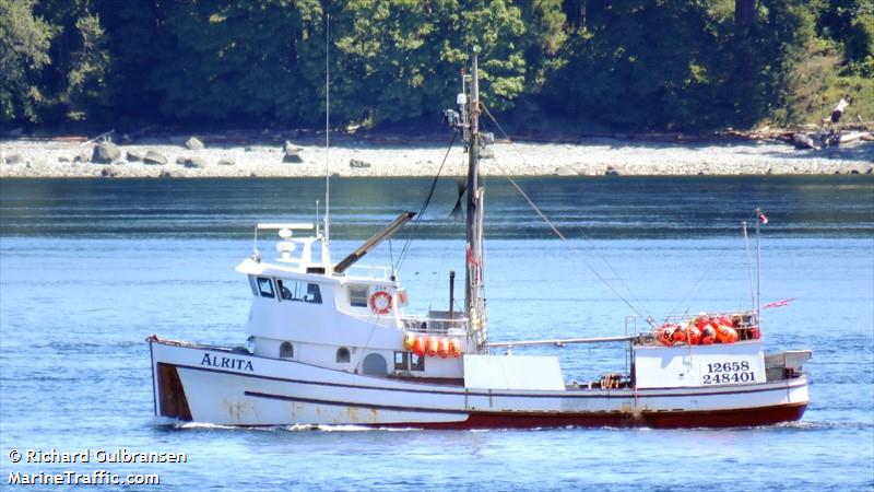 alrita (Fishing vessel) - IMO , MMSI 367033430, Call Sign WAH9458 under the flag of United States (USA)