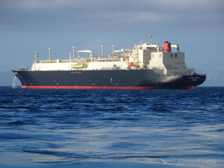 point fortin (LNG Tanker) - IMO 9375721, MMSI 370833000, Call Sign 3EZM3 under the flag of Panama