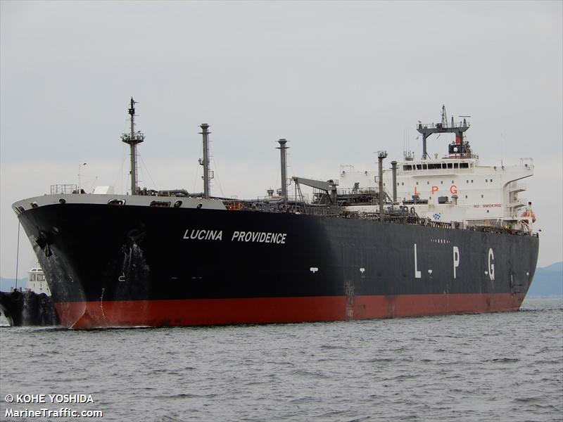 lucina providence (LPG Tanker) - IMO 9349784, MMSI 370914000, Call Sign HPVN under the flag of Panama