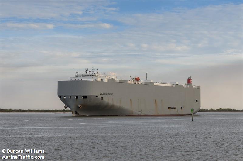 columbia highway (Vehicles Carrier) - IMO 9442873, MMSI 371172000, Call Sign 3EQO8 under the flag of Panama