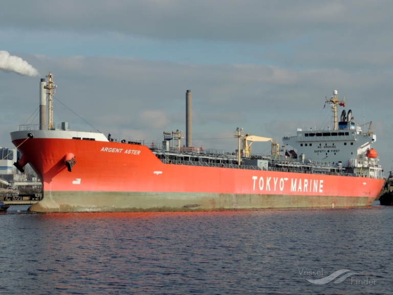 argent aster (Chemical/Oil Products Tanker) - IMO 9379959, MMSI 372956000, Call Sign 3ELI8 under the flag of Panama