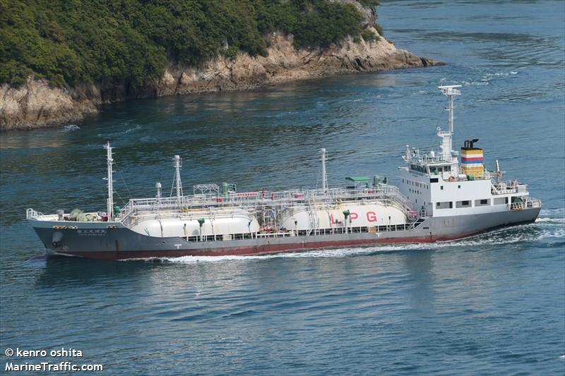 koyo maru no.3 (LPG Tanker) - IMO 9606687, MMSI 431002865, Call Sign JD3241 under the flag of Japan