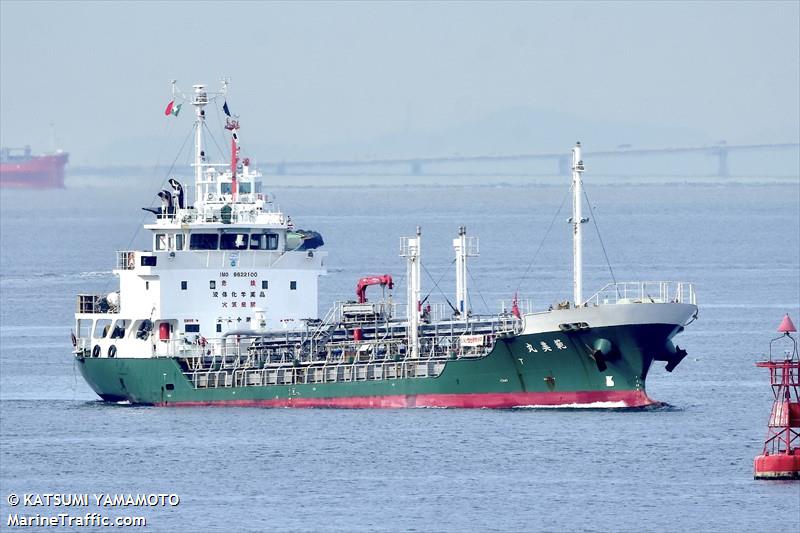 noriyoshimaru (Chemical Tanker) - IMO 9622100, MMSI 431003089, Call Sign JD3270 under the flag of Japan