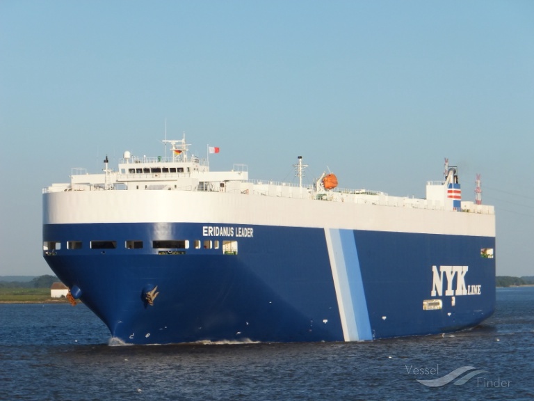 eridanus leader (Vehicles Carrier) - IMO 9498602, MMSI 431223000, Call Sign 7JUP under the flag of Japan