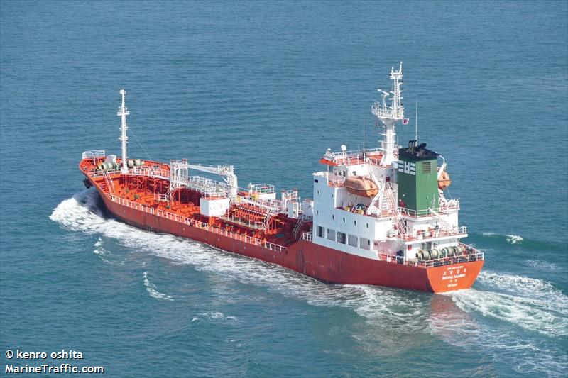royal sambu (Chemical/Oil Products Tanker) - IMO 9714537, MMSI 440391000, Call Sign D7CV under the flag of Korea
