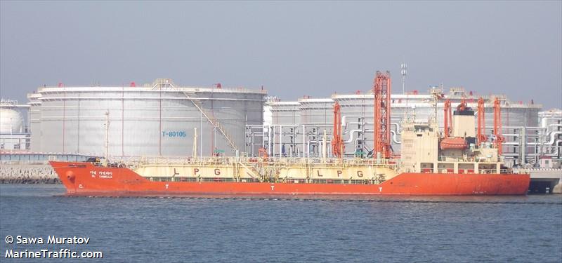 dl camellia (LPG Tanker) - IMO 9244403, MMSI 441372000, Call Sign DSNJ7 under the flag of Korea