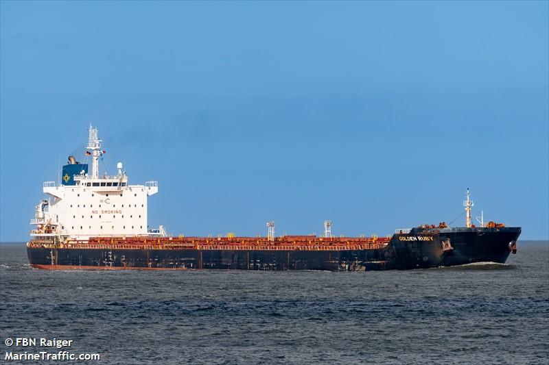 golden ruby (Bulk Carrier) - IMO 9470399, MMSI 477300800, Call Sign VRNF5 under the flag of Hong Kong