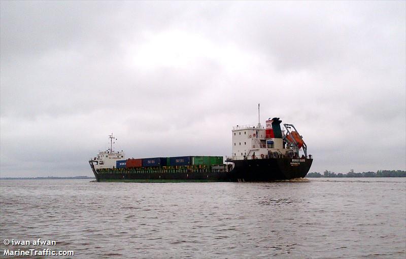 mv minas baru (General Cargo Ship) - IMO 9740859, MMSI 525005316, Call Sign JZYU under the flag of Indonesia