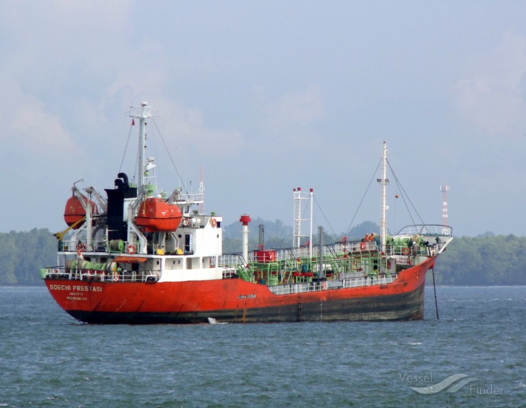 mt.soechi prestasi (Chemical Tanker) - IMO 9036739, MMSI 525019132, Call Sign YHCO under the flag of Indonesia