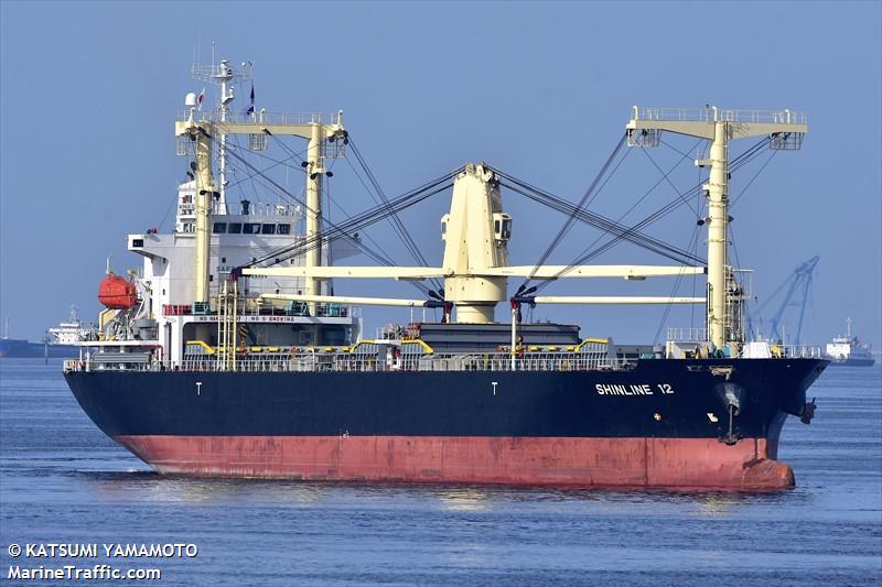 shinline 12 (General Cargo Ship) - IMO 9629225, MMSI 533170047, Call Sign 9WLK5 under the flag of Malaysia