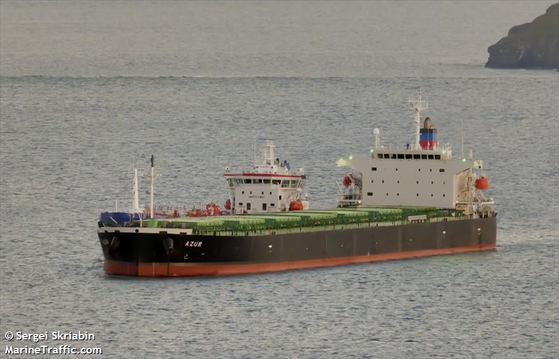 azur (Bulk Carrier) - IMO 9314648, MMSI 538002853, Call Sign V7MH4 under the flag of Marshall Islands