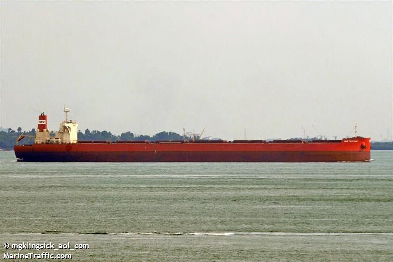 sea fujiyama (Bulk Carrier) - IMO 9575486, MMSI 538004778, Call Sign V7ZA5 under the flag of Marshall Islands