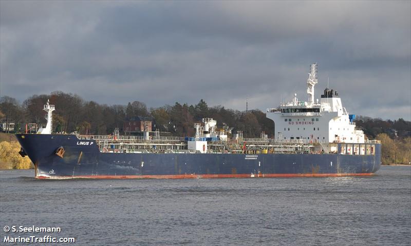 linus p (Chemical/Oil Products Tanker) - IMO 9749350, MMSI 538006808, Call Sign V7RA8 under the flag of Marshall Islands