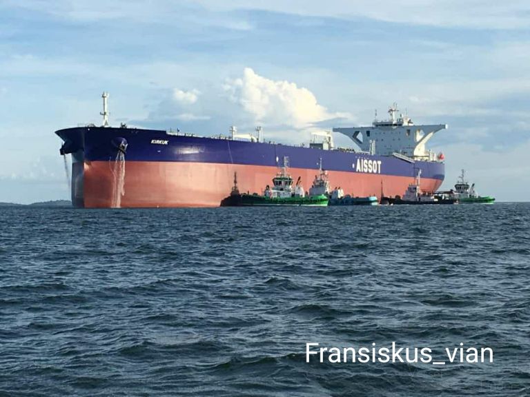 kirkuk (Crude Oil Tanker) - IMO 9829655, MMSI 538008148, Call Sign V7A2016 under the flag of Marshall Islands