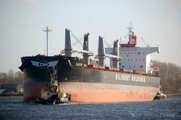 queen (Bulk Carrier) - IMO 9425928, MMSI 538008210, Call Sign V7A2086 under the flag of Marshall Islands