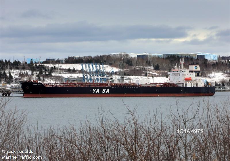 yasa swan (Chemical/Oil Products Tanker) - IMO 9857248, MMSI 538008271, Call Sign V7A2172 under the flag of Marshall Islands