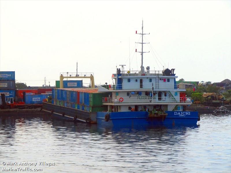 lct daichi (Deck Cargo Ship) - IMO 9757333, MMSI 548800300, Call Sign DUH3557 under the flag of Philippines