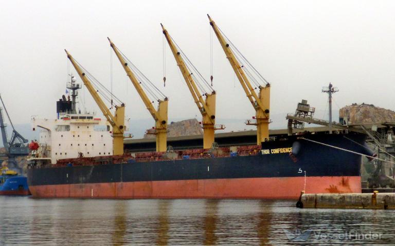 thor confidence (Bulk Carrier) - IMO 9403023, MMSI 563029200, Call Sign 9V5582 under the flag of Singapore