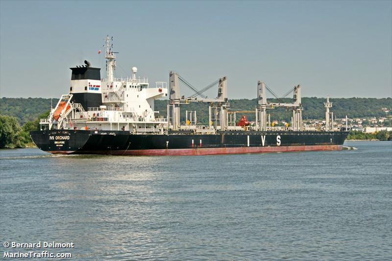 ivs orchard (Bulk Carrier) - IMO 9528029, MMSI 563394000, Call Sign 9V7782 under the flag of Singapore