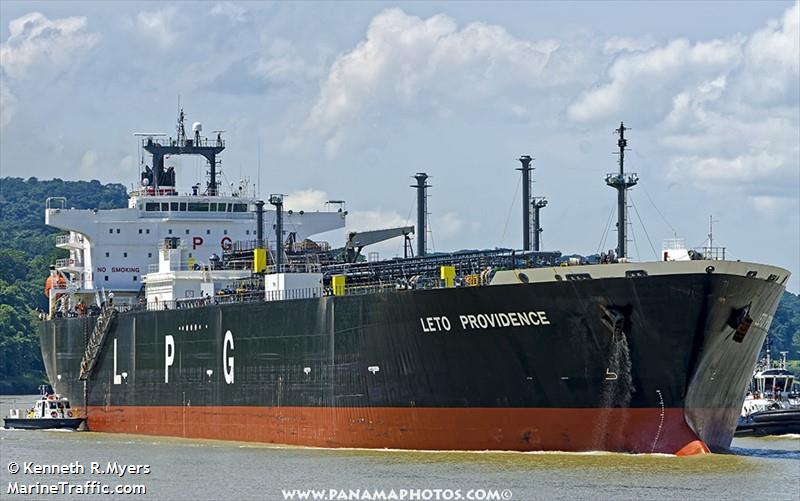 leto providence (LPG Tanker) - IMO 9255713, MMSI 564692000, Call Sign 9VKU8 under the flag of Singapore