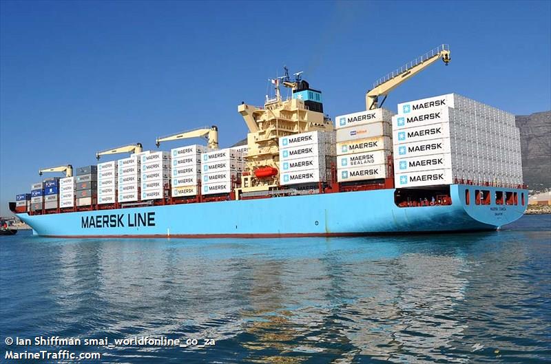 maersk cuanza (Container Ship) - IMO 9561497, MMSI 566490000, Call Sign 9VEZ3 under the flag of Singapore