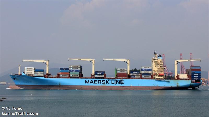 maersk cadiz (Container Ship) - IMO 9526459, MMSI 566755000, Call Sign 9V7639 under the flag of Singapore