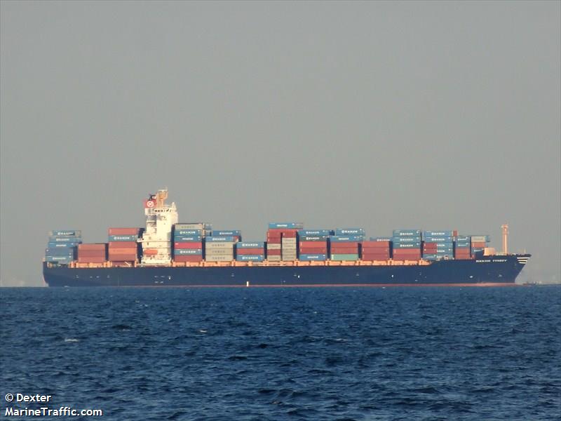 kota manis (Container Ship) - IMO 9632741, MMSI 566773000, Call Sign 9V9975 under the flag of Singapore