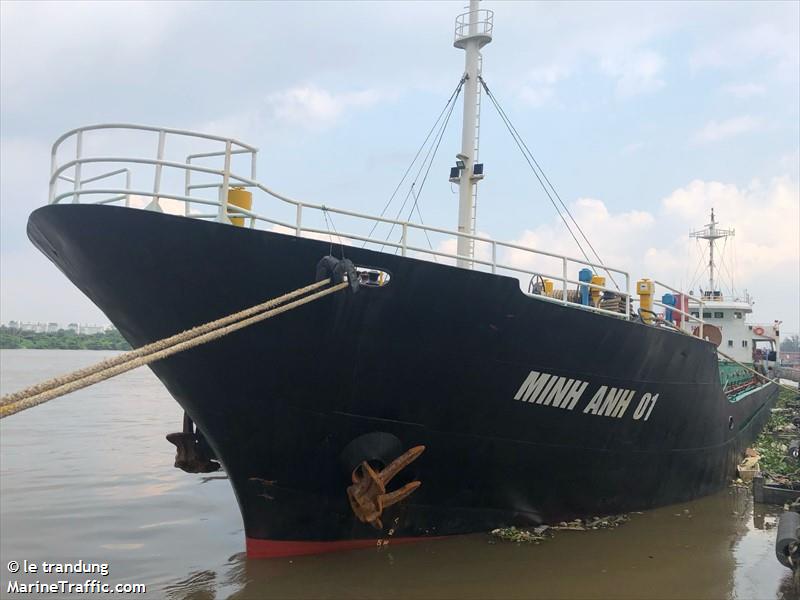 minh anh 01 (Bulk Carrier) - IMO 9523433, MMSI 574430000, Call Sign XVPS under the flag of Vietnam