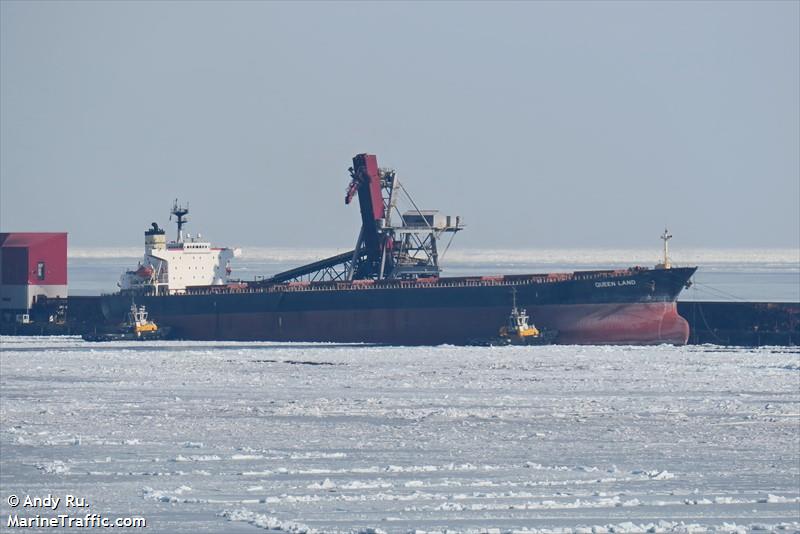 queen land (Bulk Carrier) - IMO 9153795, MMSI 636013281, Call Sign A8LW3 under the flag of Liberia