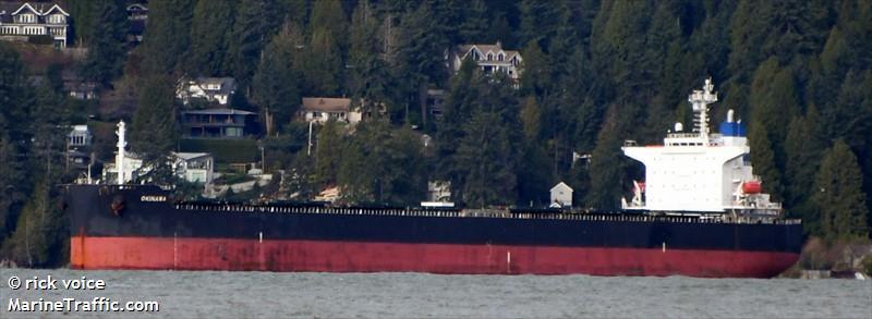 okinawa (Bulk Carrier) - IMO 9376361, MMSI 636013349, Call Sign A8MJ2 under the flag of Liberia