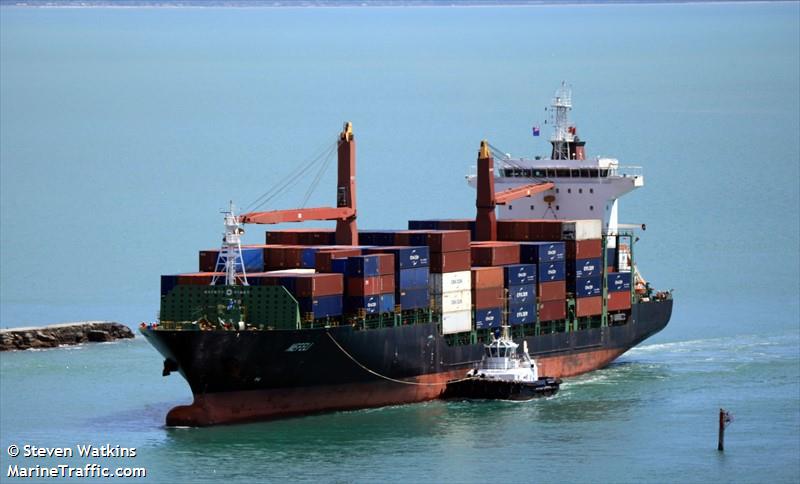 nefeli (Container Ship) - IMO 9491628, MMSI 636015016, Call Sign A8YB7 under the flag of Liberia