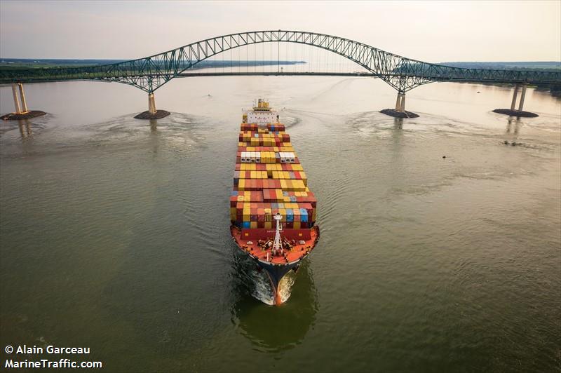 kowloon bay (Container Ship) - IMO 9280861, MMSI 636016204, Call Sign D5EZ6 under the flag of Liberia