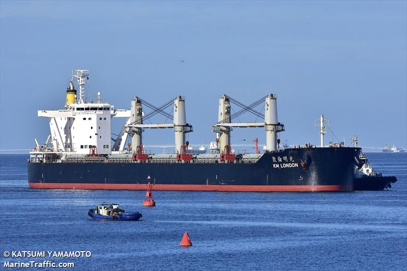 km london (Bulk Carrier) - IMO 9811957, MMSI 636018220, Call Sign D5OR8 under the flag of Liberia