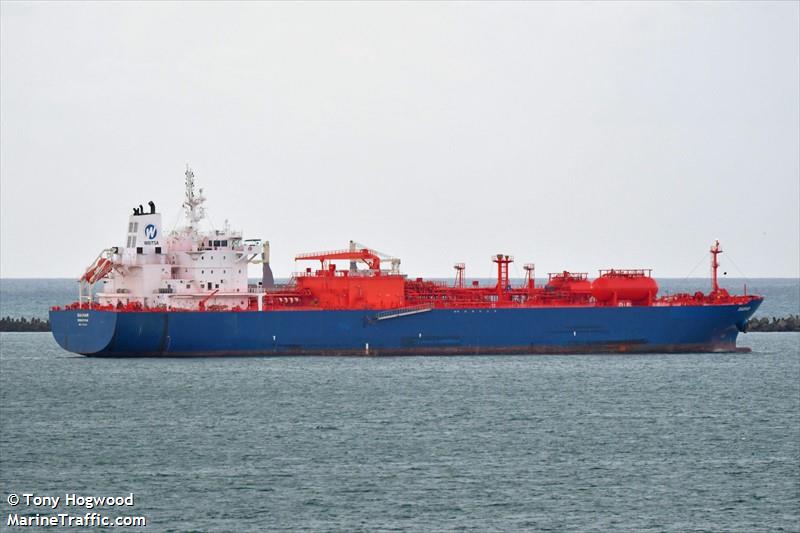 dagmar (LPG Tanker) - IMO 9794135, MMSI 636018469, Call Sign D5PU9 under the flag of Liberia