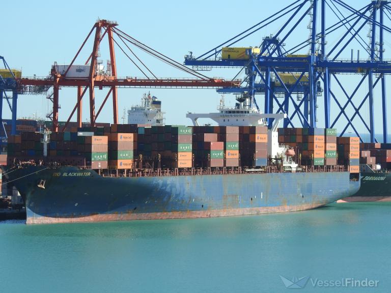 zoi (Container Ship) - IMO 9216987, MMSI 636020266, Call Sign A8HL4 under the flag of Liberia