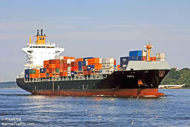 porto (Container Ship) - IMO 9481520, MMSI 636091916, Call Sign A8UN3 under the flag of Liberia