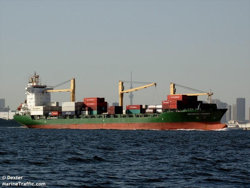 szczecin trader (Container Ship) - IMO 9130121, MMSI 636092476, Call Sign D5DL6 under the flag of Liberia