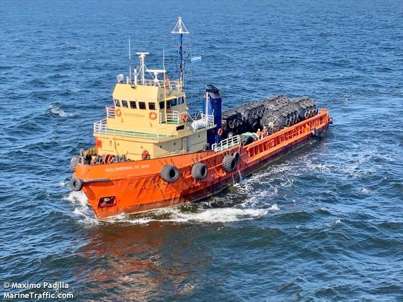 golondrina de mar (Offshore Tug/Supply Ship) - IMO 7005944, MMSI 701000560, Call Sign LW5155 under the flag of Argentina