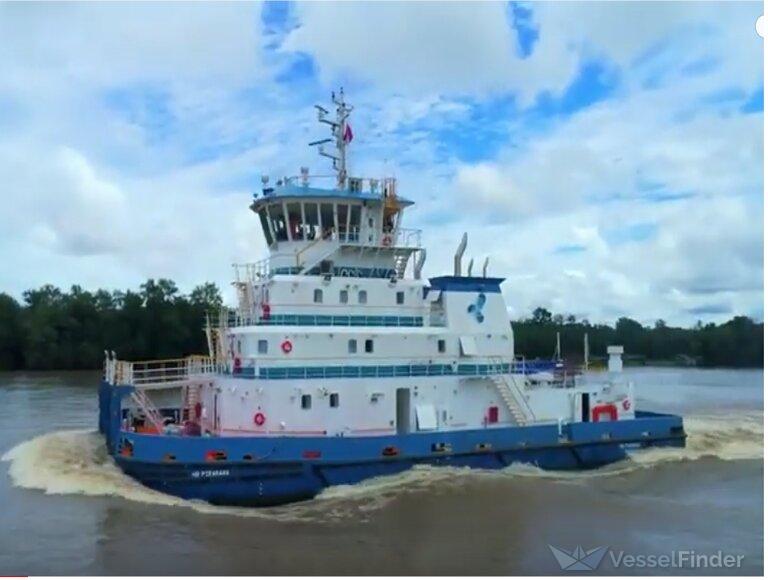 hb pirarara (Towing vessel) - IMO , MMSI 710003757, Call Sign PU 4659 under the flag of Brazil