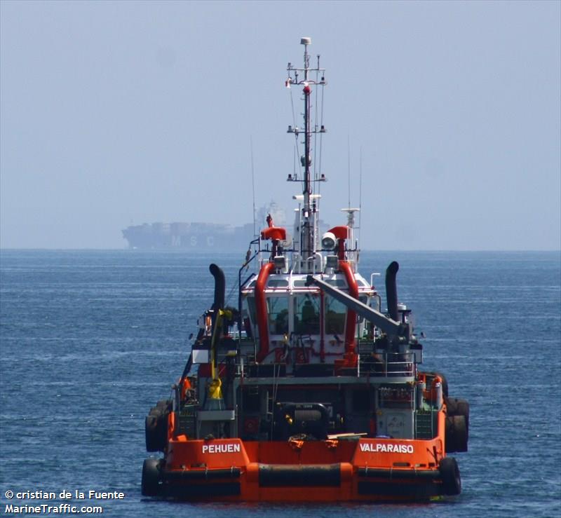 pehuen (Tug) - IMO 9570149, MMSI 725000722, Call Sign CA2917 under the flag of Chile